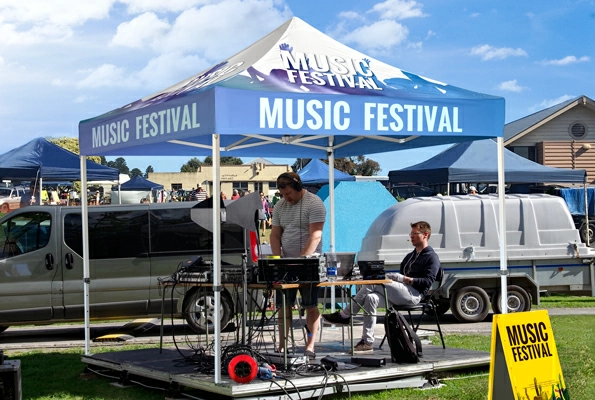 Custom canopy tent