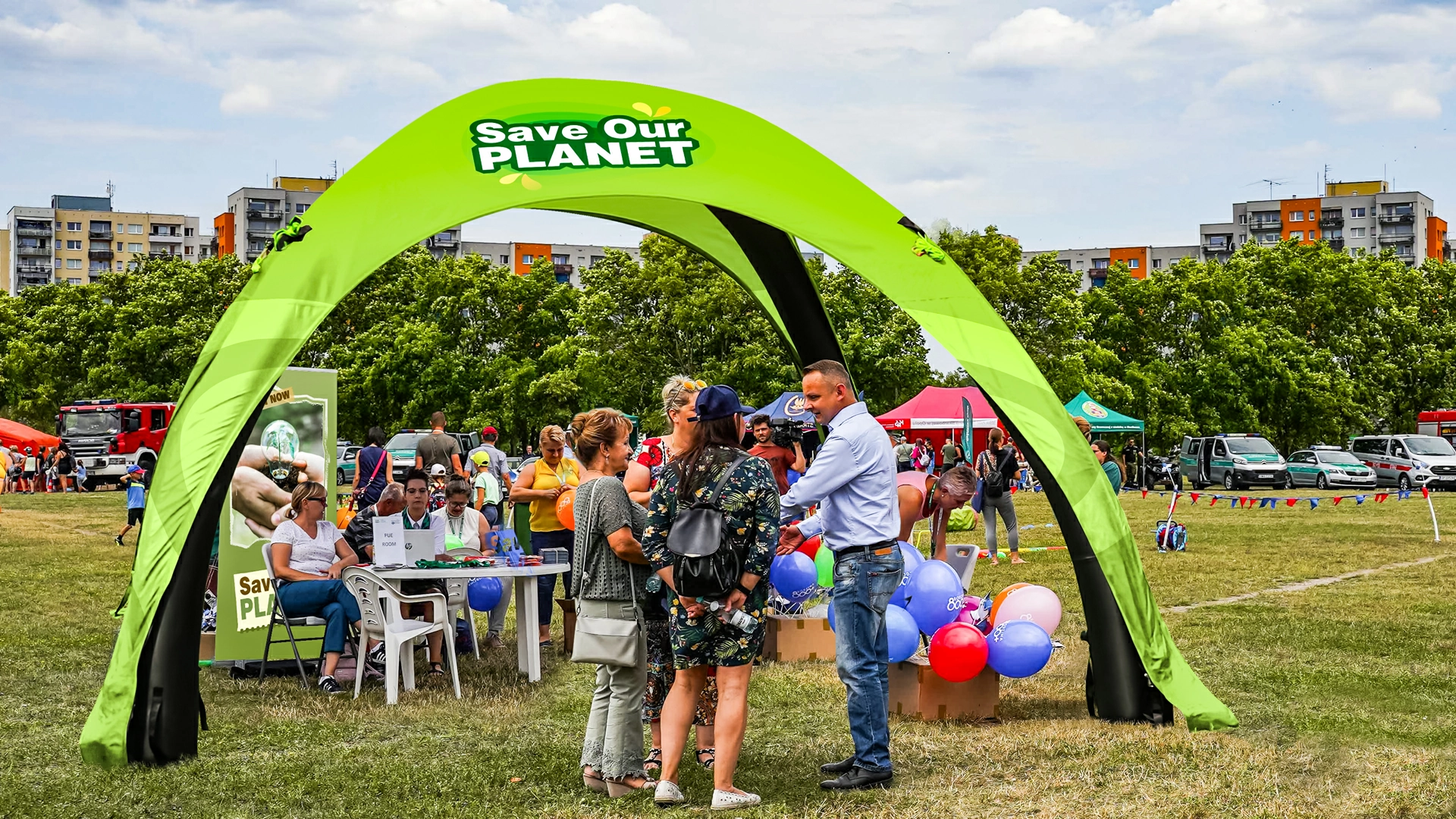 Park Party Inflatable Tent