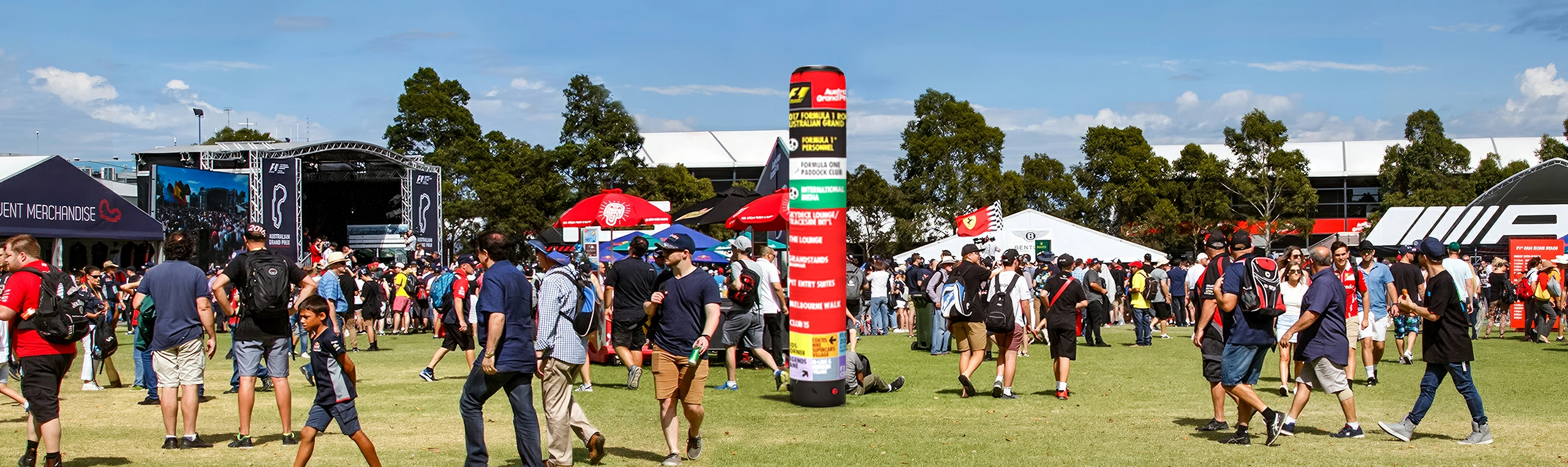 Inflatable Column at the event