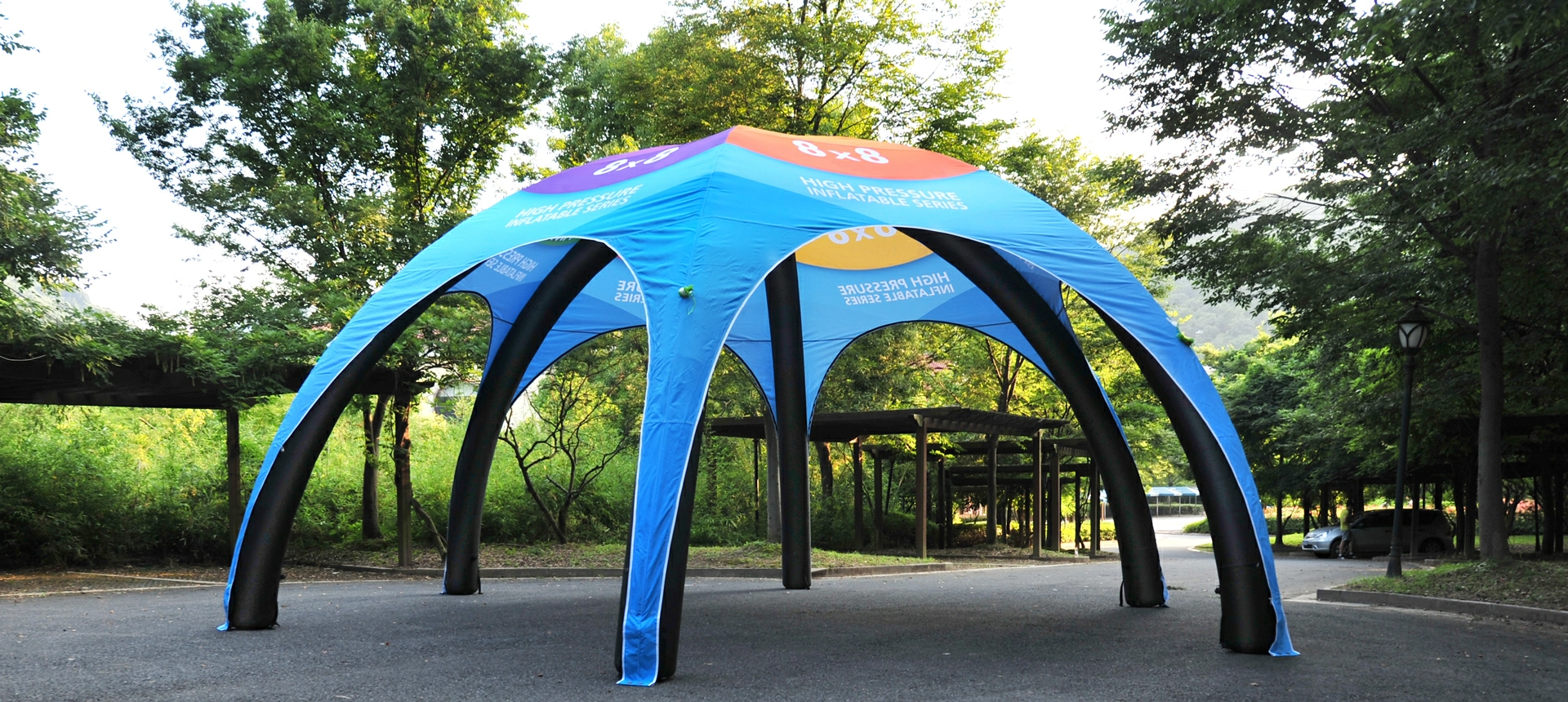 Outdoor Display Hexagonal Inflatable Canopy Tent