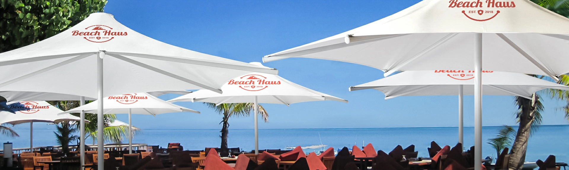 Heavy duty beach umbrella