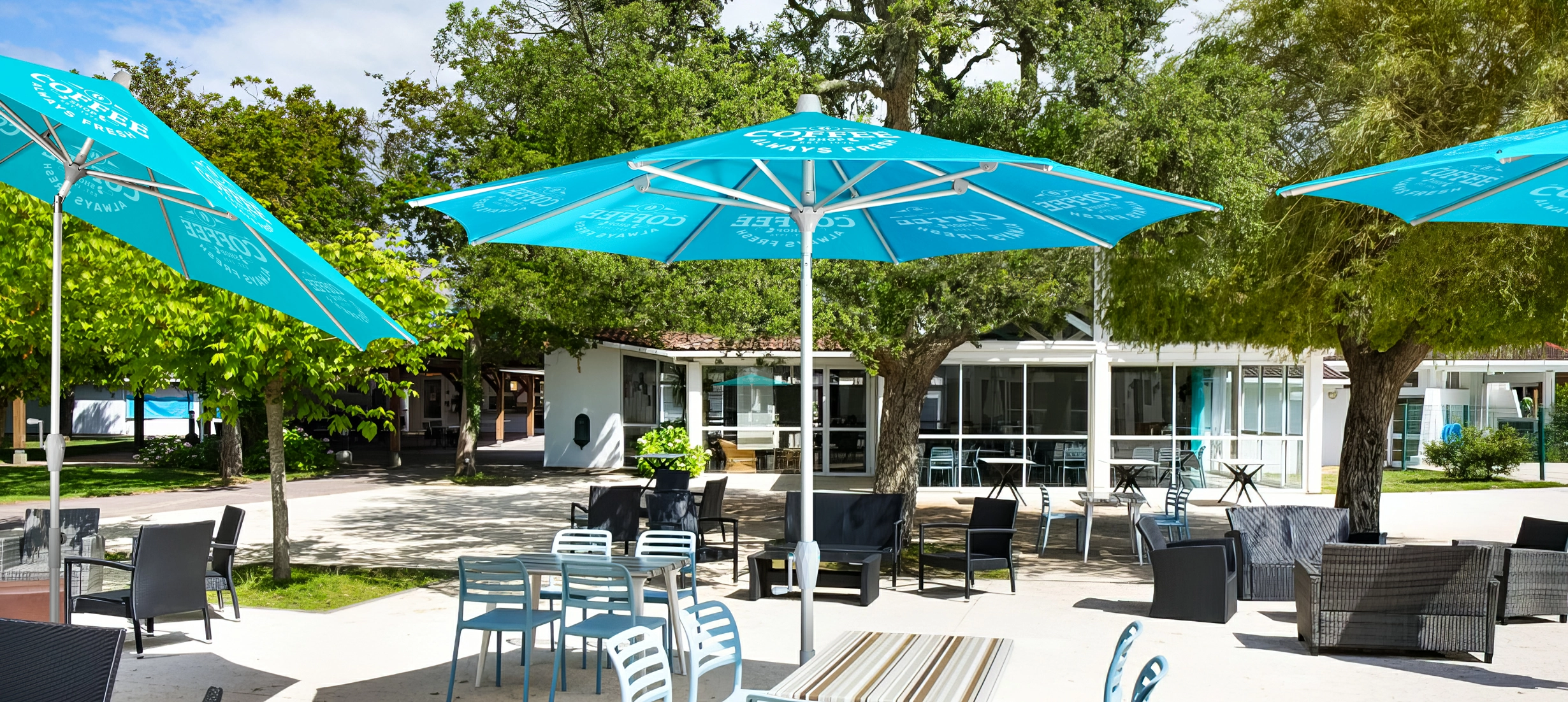 Custom Patio Tilt Umbrella