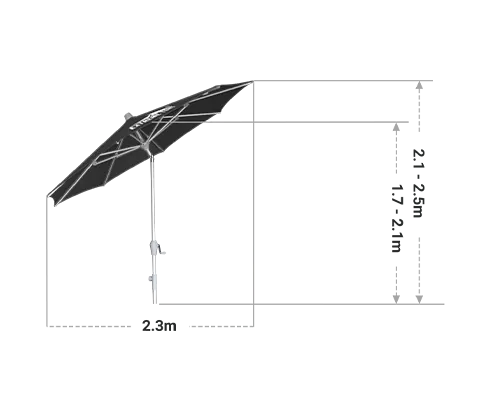 Tilt Patio Umbrella 