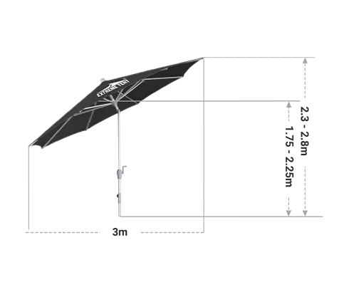 Tilt Patio Umbrella 